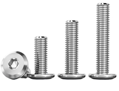 écrous à prise hexagonale à gros vis à tête plate