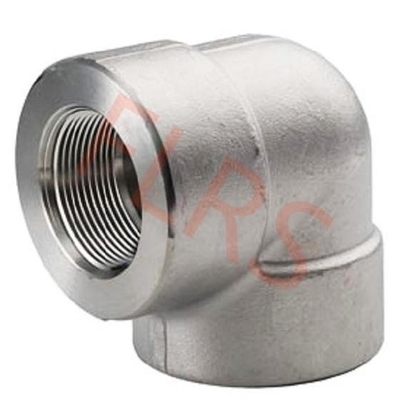 acheter ASME B16.11 a fileté des garnitures de tuyau d'acier a forgé la classe 3000 de coude de 90 degrés online manufacture