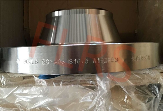 acheter A182 F53/acier inoxydable duplex superbe augmenté par cou de soudure de bride de tuyau visage d'UNS S32750 online manufacture