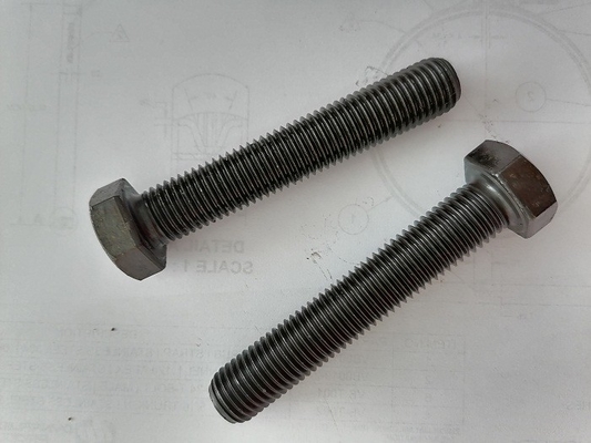 acheter Attache de boulon à tête hexagonale FT haute résistance en oxyde 8,8 10,9 12,9 online manufacture