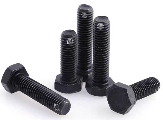 acheter Boulons à tête hexagonale noire avec un trou à l'extrémité de la tige Grade 8.8 &.10.9 Acier au carbone online manufacture