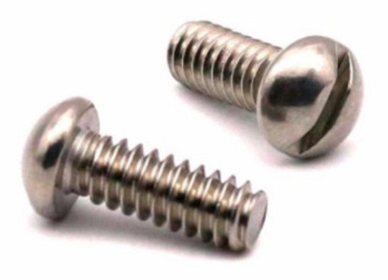 acheter Le produit doit être présenté dans un emballage de qualité supérieure.6.3/QJ2837 Boulonnage à tête ronde à fente / vis mécanique avec couverture complète du fil online manufacture
