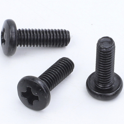 acheter M3, M5, M6, M8 Croix noire en retrait de tête de panneau à vis à point creux type pour l'installation de panneaux solaires online manufacture
