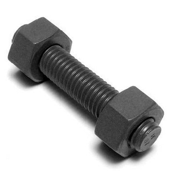 acheter ASTM A193 B7 Boulure à vis C/W ASTM A194 2H Noix hexagonale lourde et laveuse ronde plate enduite de zinc online manufacture