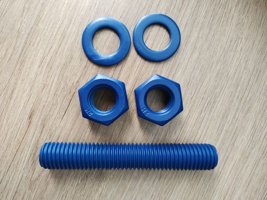 acheter Good Partner for Stud Bolt c/w 2 Heavy Hex Nuts & 2 Plain Washers Totally with PTFE Coating Finish fabrication en ligne