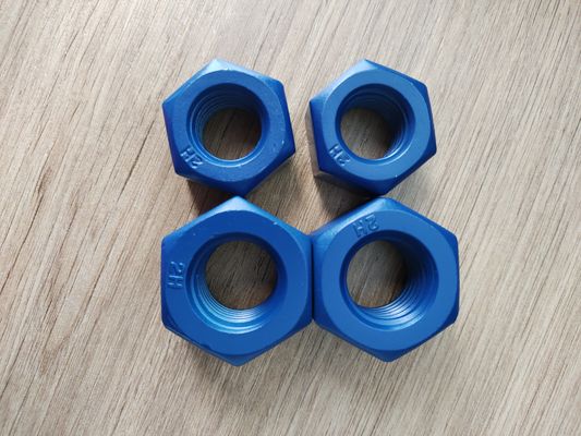 acheter Heavy Hexagon Nuts Made of A194 2H with Blue PTFE Coating fabrication en ligne