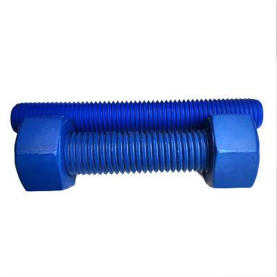 acheter A193 B7 / A194 2H boulon à double extrémité enduit en PTFE pour applications de haute pression et haute température dans la pétrochimie marine fabrication en ligne