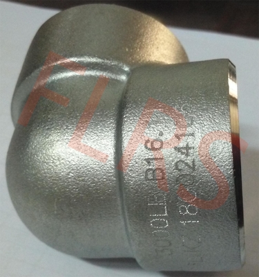 ASME B16.11 a forgé les garnitures de soudure de prise classe 3000 le coude A182 F316L de 90 degrés