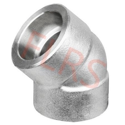 La soudure de prise coude de 45 degrés a forgé l'acier inoxydable convenable A182 F304 F316 de canalisation