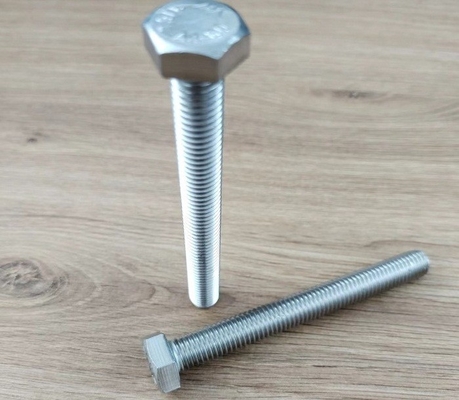 Acier inoxydable 18 - plein boulon de robinet brut de tête de sortilège du fil 8 avec la tête hexagone