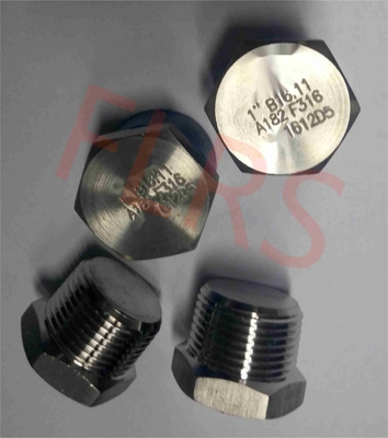 Montage de tuyau d'acier inoxydable fileté de prise principale d'hexagone A182 F316 ASME B16.11