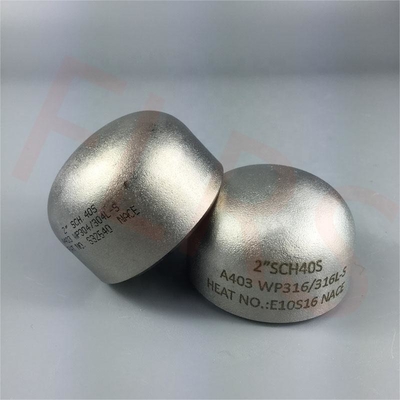 Double monture en acier soudée bout à bout certifiée d'ASTM A403 WP316/316L pour les réservoirs en acier