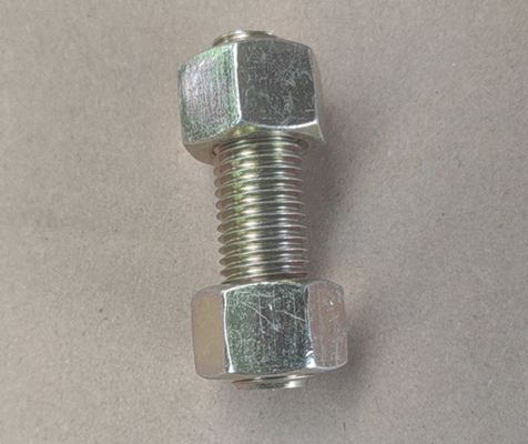 Boulons de revêtement bichromate ASME A193 B16 avec écrousse hexagonale A194 Gr. 7/barre filetée