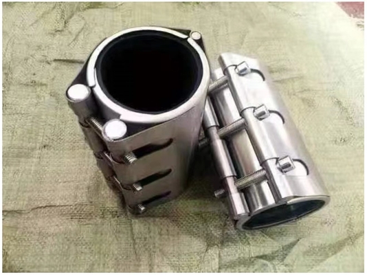 Clampe à tubes simples pour réparation de pipelines avec revêtement EPDM et plage de pression de 0,8-2,5 Mpa