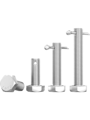 Boulons à tête hexagonale avec trou à broche divisé sur la tige GB / T 31.1