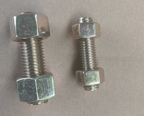 Joint fileté plaqué par bichromate ASME A193 d'écrou de sortilège de boulon de goujon