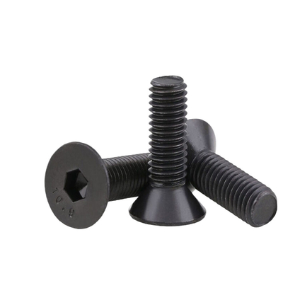 Acier au carbone à haute résistance Gr.10.9 Allen Countersunk Head Screw Full Thread Standard DIN7991 Pour les pièces de rechange, il est nécessaire d'utiliser une ligne de rechange.