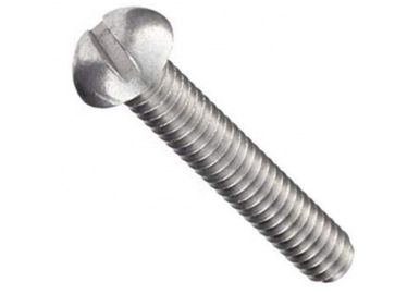 Vis principale encochée de norme de norme ANSI/ASME B18.6.2, attaches rondes de tête