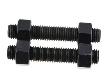 Noir anodisé a fileté le double boulon fini M4 - la personnalisation M48 acceptable