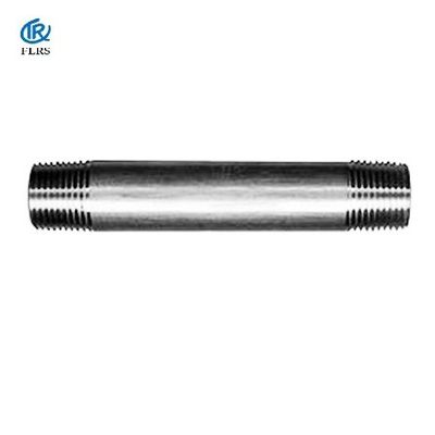 Mamelon de conduit/acier inoxydable fileté Forged d'ASME B16.11/BS3799 mamelon sans couture de tuyau ou acier d'acier au carbone ou allié