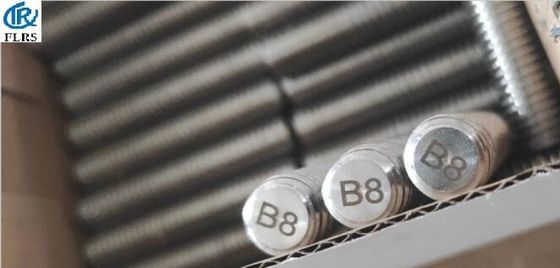 Boulon fini par double de l'acier inoxydable gr. B8 A193 de fil de BSW