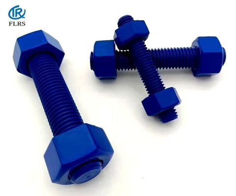 Goujons finis métriques extérieurs d'A193B7 A1942H PTFE doubles,