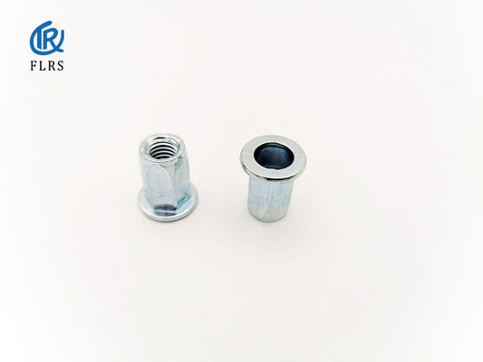 Les écrous principaux plats UNC de rivet de l'hexagone M10 filètent YJT 8003