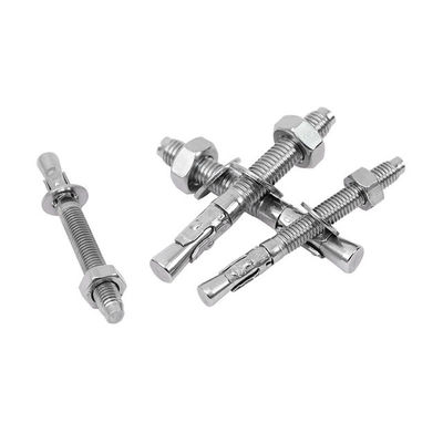 Boulons d'expansion simples de boulon d'anchrage de cale de solides solubles M10 M16 M24/ancre pour le béton
