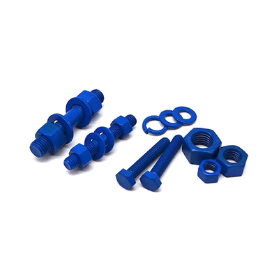 Boulon de revêtement de la TAILLE M6-M32 PTFE et Assemblée d'écrou colorés